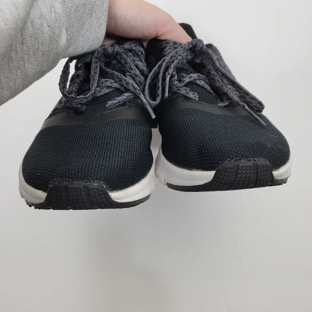 Reebok Black Gray Print Lite Rush Athletic Running Shoe 7.5